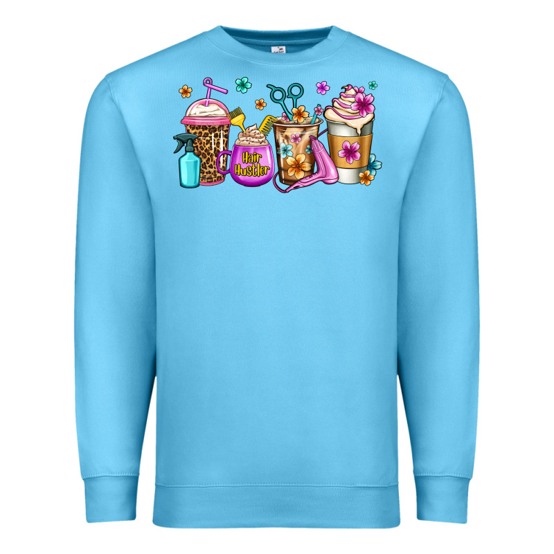 Hair Hustler Coffee Premium Sweatshirt by Jasminsmagicworld | Teevron