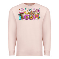 Pale Pink hair hustler coffee Premium Sweatshirt - Jasminsmagicworld