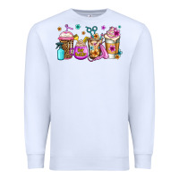 White hair hustler coffee Premium Sweatshirt - Jasminsmagicworld