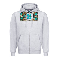Heather Grey western cowhide mama 16oz libbey glass Zipper Hoodie - HRA Design Shop
