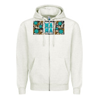 Oatmeal Heather western cowhide mama 16oz libbey glass Zipper Hoodie - HRA Design Shop