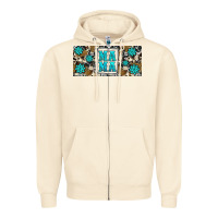 Sandshell western cowhide mama 16oz libbey glass Zipper Hoodie - HRA Design Shop