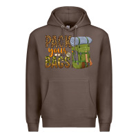 Coffee pack your bags Premium Hoodie - NancyCooperArtShop