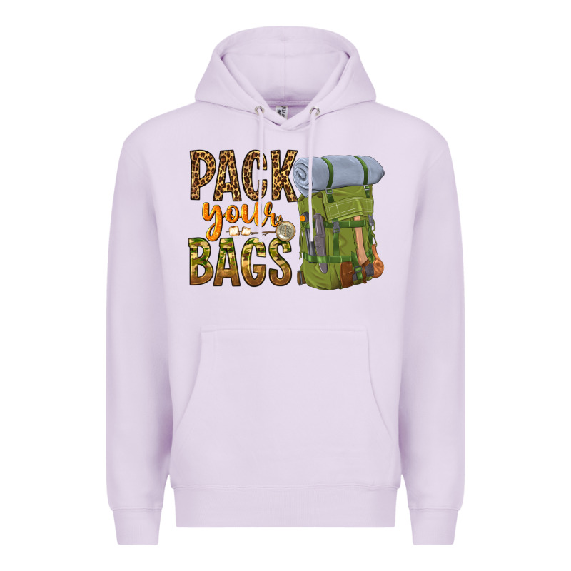 Pack Your Bags Premium Hoodie by NancyCooperArtShop | Teevron