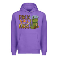 Purple pack your bags Premium Hoodie - NancyCooperArtShop