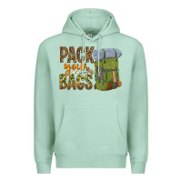 Seafoam pack your bags Premium Hoodie - NancyCooperArtShop