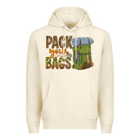 Tofu pack your bags Premium Hoodie - NancyCooperArtShop