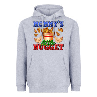 Heather Grey mommy's little nugget Heavyweight Hoodie - AdoDesignShop