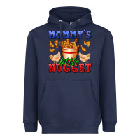 Navy mommy's little nugget Heavyweight Hoodie - AdoDesignShop