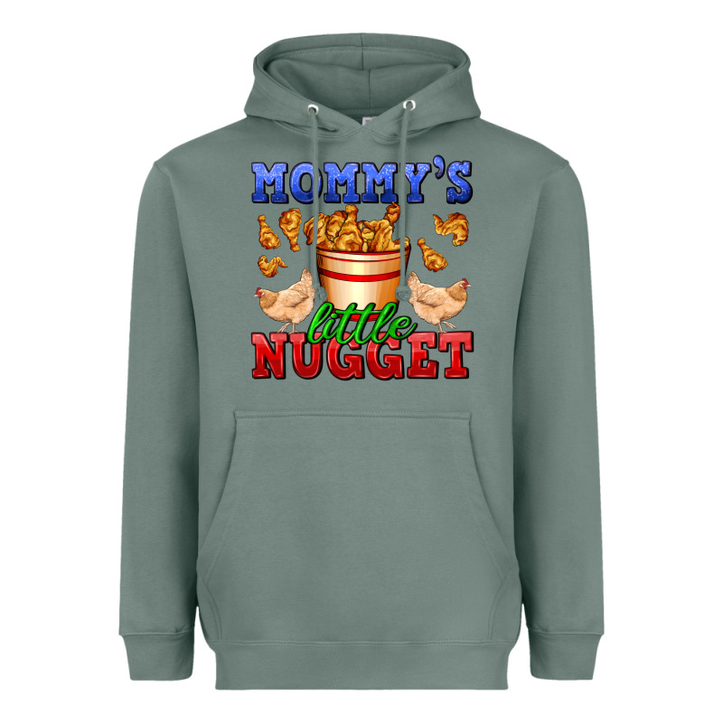 Mommy's Little Nugget Heavyweight Hoodie by AdoDesignShop | Teevron