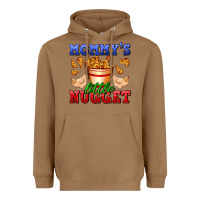 Toasted Coconut mommy's little nugget Heavyweight Hoodie - AdoDesignShop
