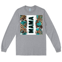 Heather Grey western mama Long Sleeve Tee - Zillion Design Studio