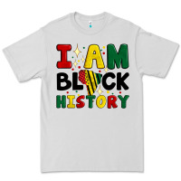 Dove Grey i am black history Premium Tee - Artiststas