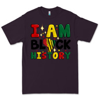 Plum i am black history Premium Tee - Artiststas