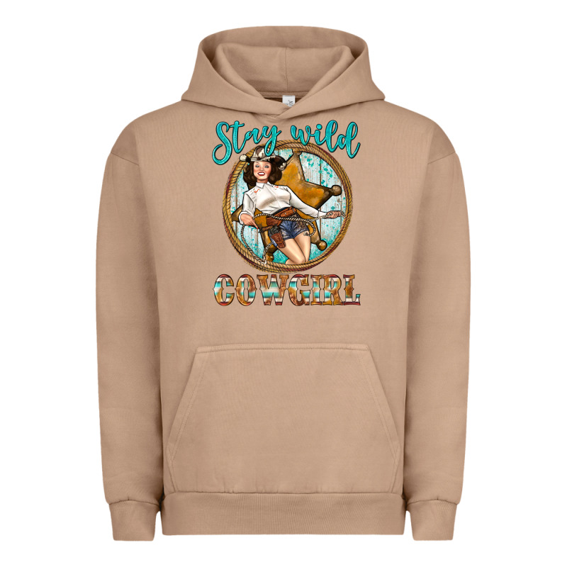 Western Stay Wild Cowgirl Urban Hoodie by BundleAndBundleShop | Teevron