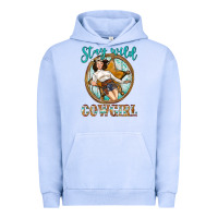 Pigment Grape Ice Western Stay Wild Cowgirl Urban Hoodie - BundleAndBundleShop
