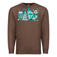 Chestnut winter christmas gnomes coffee cups Premium Sweatshirt - Jasminsmagicworld
