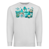 Dove Grey winter christmas gnomes coffee cups Premium Sweatshirt - Jasminsmagicworld