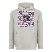 Moon Dust american flag bass Heavyweight Hoodie - BundleAndBundleShop