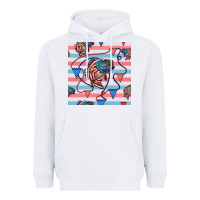 White american flag bass Heavyweight Hoodie - BundleAndBundleShop