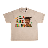 French Oak i am black history afro black boy child juneteenth Urban Heavy Tee - texasbilliewilder