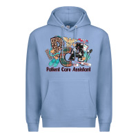 Colony Blue pca patient care assistant western Premium Hoodie - NancyCooperArtShop