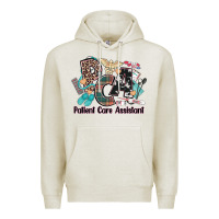 Oatmeal Heather pca patient care assistant western Premium Hoodie - NancyCooperArtShop