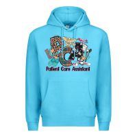 Ocean Blue pca patient care assistant western Premium Hoodie - NancyCooperArtShop