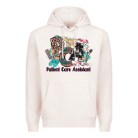 Pale Pink pca patient care assistant western Premium Hoodie - NancyCooperArtShop
