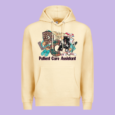 Pca Patient Care Assistant Western Premium Hoodie Designed By Nancycooperartshop