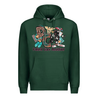 Sports Green pca patient care assistant western Premium Hoodie - NancyCooperArtShop