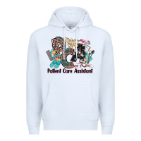 White pca patient care assistant western Premium Hoodie - NancyCooperArtShop