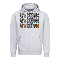 Heather Grey western western western Zipper Hoodie - CowhideDigitalArt