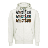 Oatmeal Heather western western western Zipper Hoodie - CowhideDigitalArt
