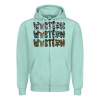 Seafoam western western western Zipper Hoodie - CowhideDigitalArt