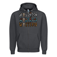 Smoke western western western Zipper Hoodie - CowhideDigitalArt