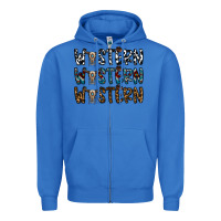 True Royal western western western Zipper Hoodie - CowhideDigitalArt