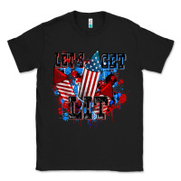 Black Let's get lit 4th of july Classic Tee - CowGirlArtShop