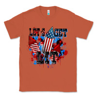 Copper Let's get lit 4th of july Classic Tee - CowGirlArtShop