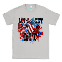 Moon Dust Let's get lit 4th of july Classic Tee - CowGirlArtShop
