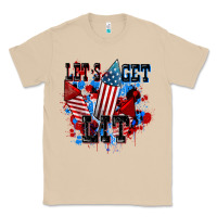 Mushroom Let's get lit 4th of july Classic Tee - CowGirlArtShop