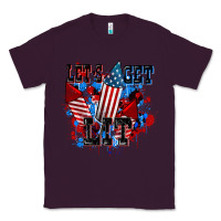 Plum Let's get lit 4th of july Classic Tee - CowGirlArtShop