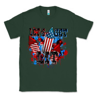Sports Green Let's get lit 4th of july Classic Tee - CowGirlArtShop