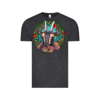 Vintage Black Dark Goat Christmas Vintage Tee - RanaPortraitStore