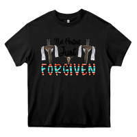 Black no perfect just forgiven Heavy Core Tee - CowhideDigitalArt