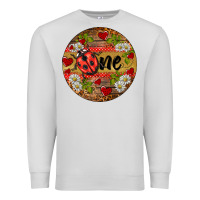 Dove Grey ladybug one ornament Premium Sweatshirt - BarkalooDesign