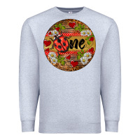Heather Grey ladybug one ornament Premium Sweatshirt - BarkalooDesign