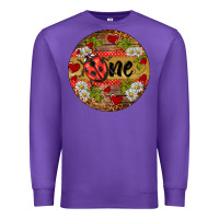Purple ladybug one ornament Premium Sweatshirt - BarkalooDesign