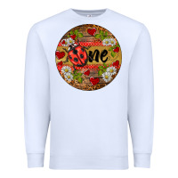 White ladybug one ornament Premium Sweatshirt - BarkalooDesign