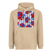 Mushroom patriotic roses Heavyweight Hoodie - BundleAndBundleShop